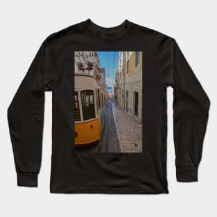 Ascensor da Bica furnicular, Lisbon Long Sleeve T-Shirt